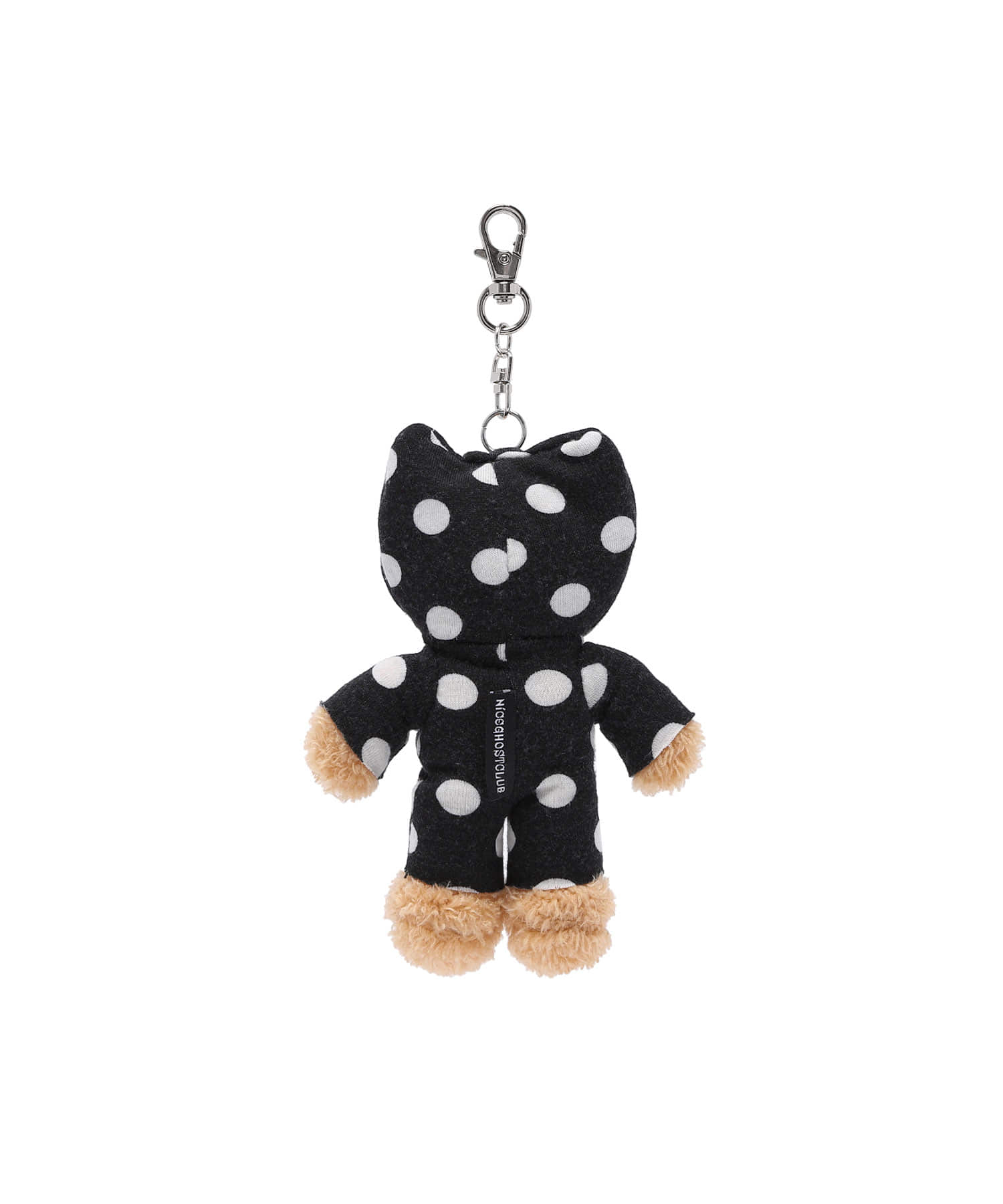 Nice Ghost Club Devil Bear Doll Key Ring [Black]