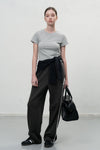 General Idea WOMAN Lace Trim Sweat Pants
