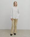 Marithé François Girbaud W Cotton Curved Line Pants