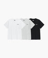 Marithé François Girbaud 3PACK LETTERING LOGO TEE mix