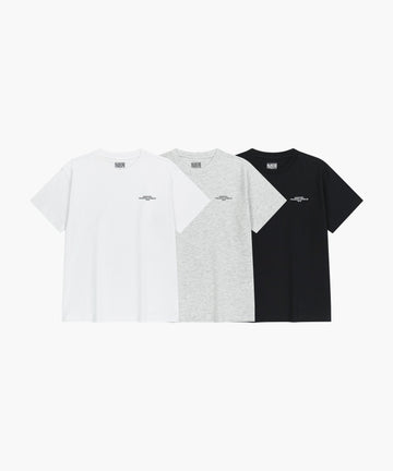 Marithé François Girbaud 3PACK LETTERING LOGO TEE mix