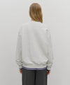 Marithé François Girbaud Winery Applique Logo Oversized Sweatshirt in Olive