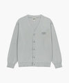 Marithé François Girbaud SMALL CLASSIC LOGO V-NECK KNIT CARDIGAN vintage blue