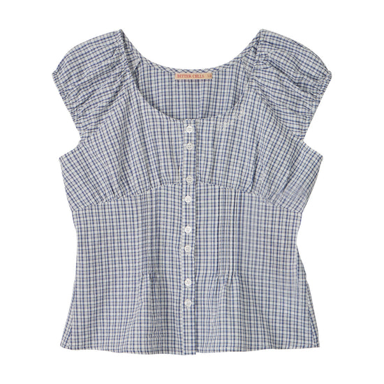 Bitter Cells Ivy Puff Cap Blouse