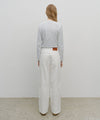 Marithé François Girbaud W HIGH STRAIGHT DENIM PANTS