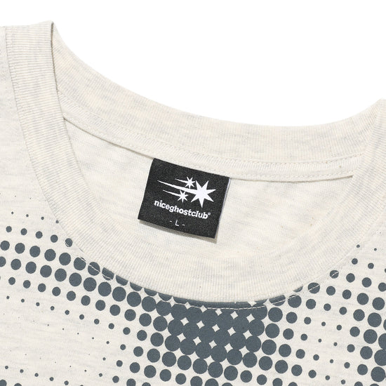 Nice Ghost Club 3 Star Halftone Tee [Oatmeal]