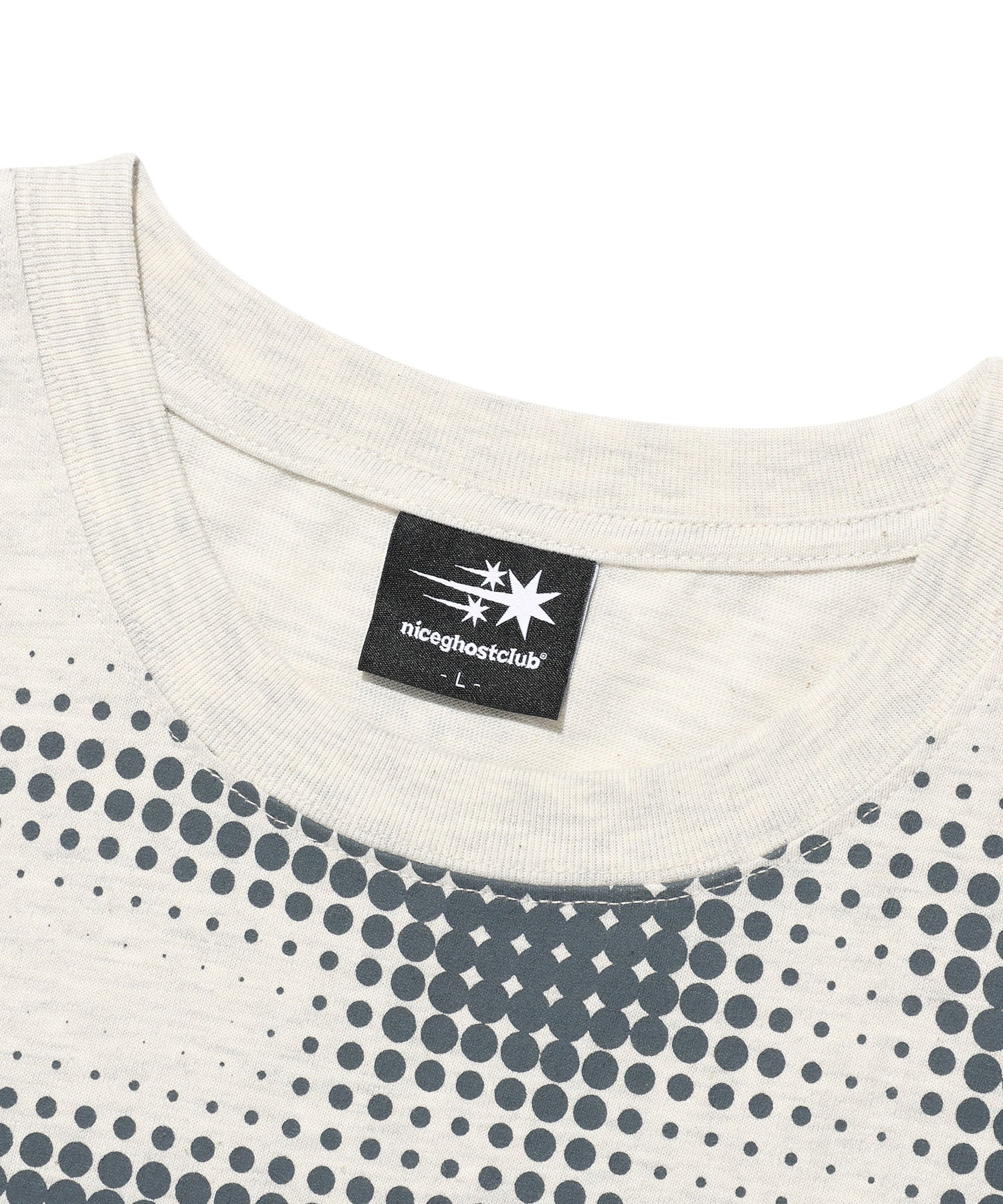 Nice Ghost Club 3 Star Halftone Tee [Oatmeal]