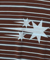 Nice Ghost Club Stripe 3 Star Basic Ringer Tee