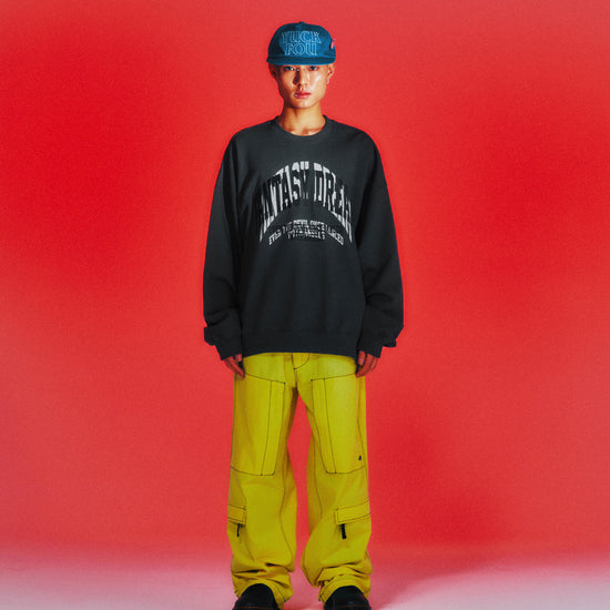 Nice Ghost Club Fantasy Dream Applique Sweatshirt