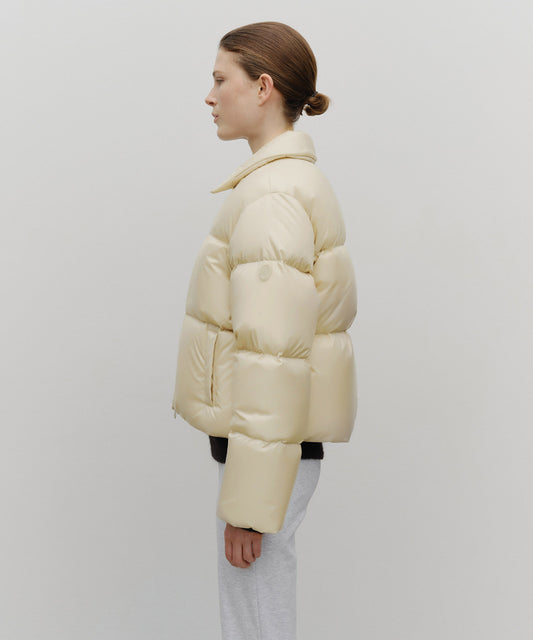 Marithé François Girbaud W COLLAR CROP DOWN JACKET