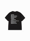 ADLV Dust Blur Effect Short Sleeve T-Shirt