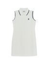MLB Women's Varsity Slim Fit Collar Sleeveless Ops