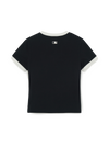 MLB Women's Basic Small Logo Ringer T-Shirts