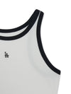 MLB Women's Basic Ringer Ribbed Sleeveless Ops