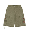 Mahagrid Bermuda Utility Cargo Shorts