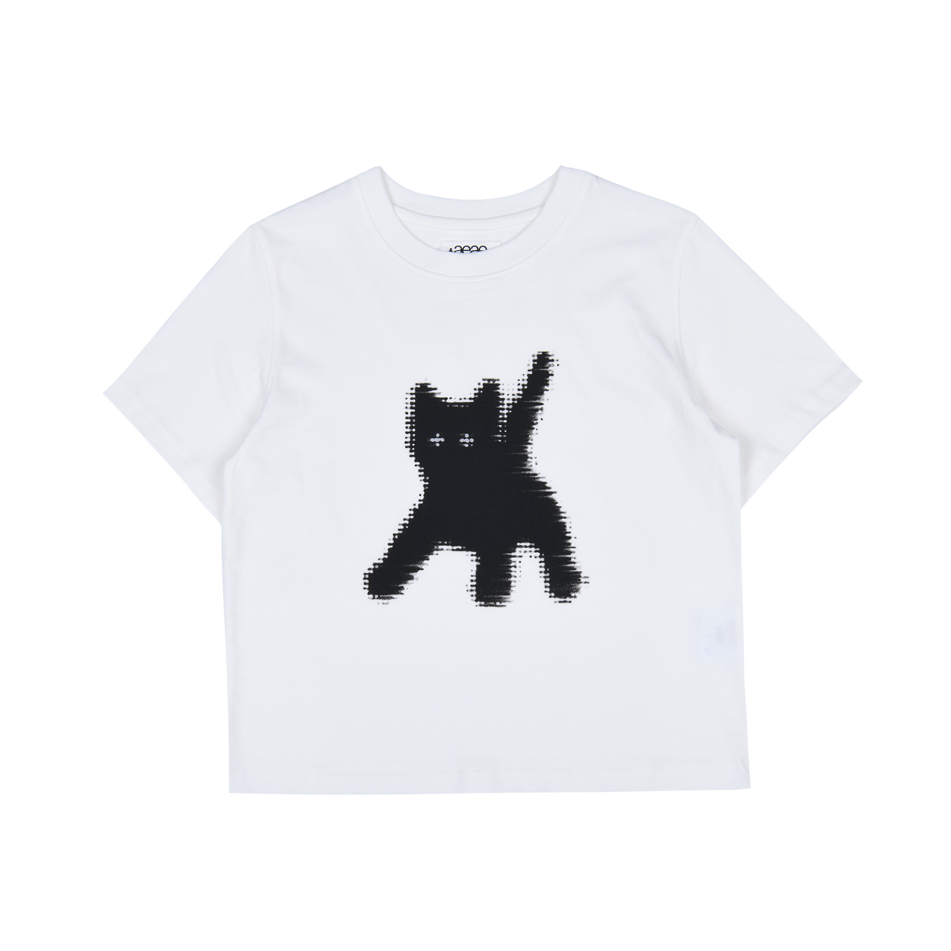 AEAE Flashed Cats Eye Crop T-Shirt