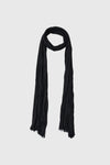General Idea WOMAN Cotton Wrinkle Scarf [BLACK]