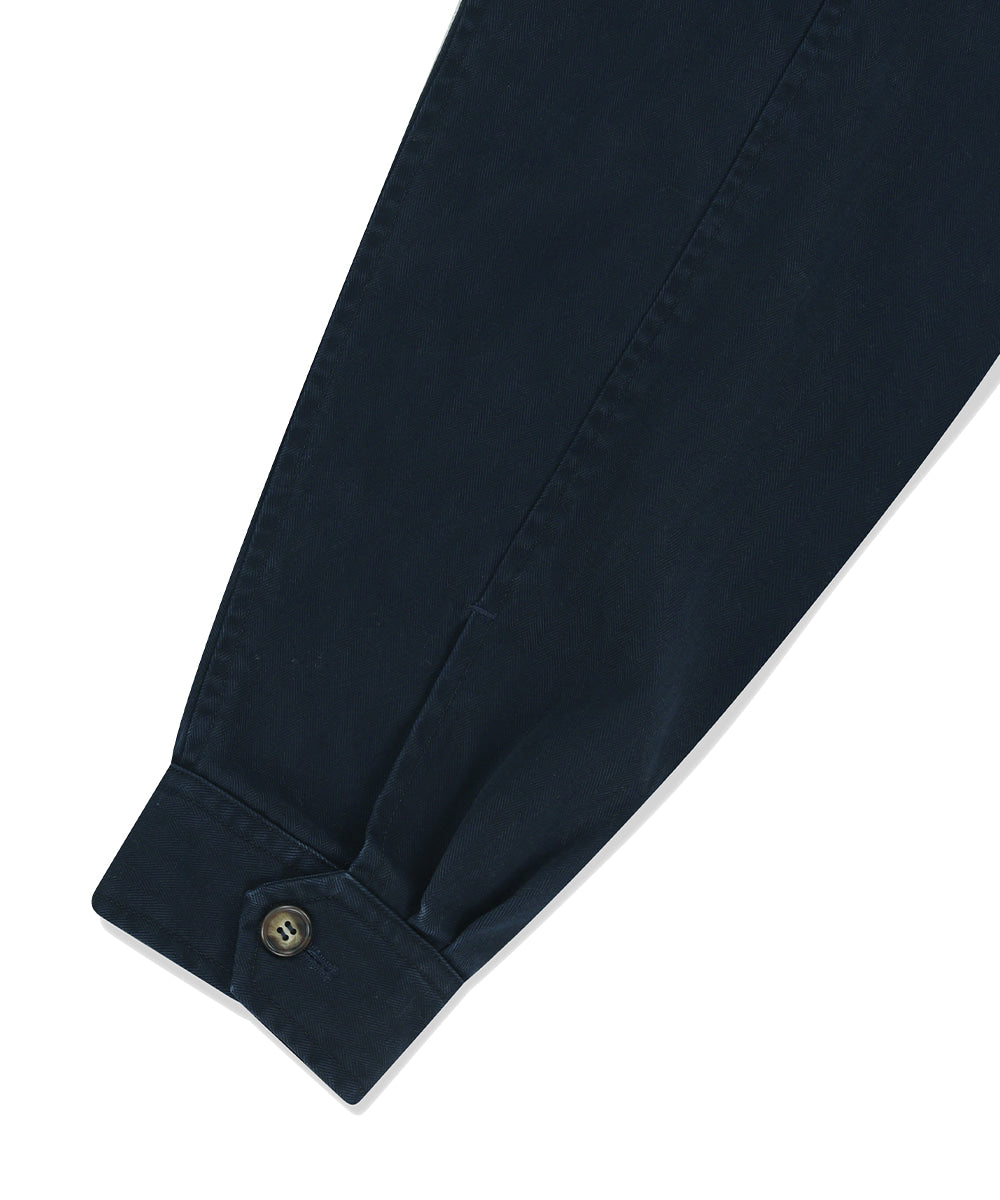 Mahagrid Washed Drizzler Blouson Jacket