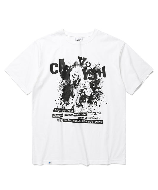 Cavish COLLINS SHORT SLEEVE TEE [WHITE]