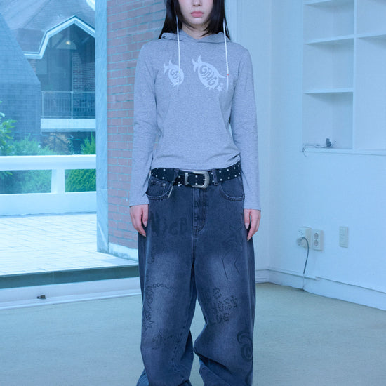 Nice Ghost Club Girl Gang Eye Logo Hoodie