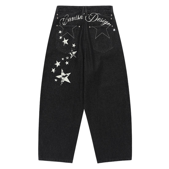 Cavish W Milky Way Denim Pants [Black] - Size M - Pre-Order Ships June 26