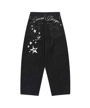 Cavish W Milky Way Denim Pants [Black] - Size M - Pre-Order Ships June 26