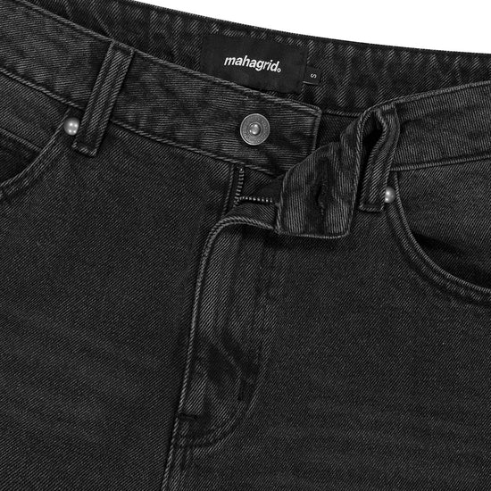 Mahagrid Western Denim Pant [Black]