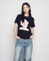 ADLV Woman ADLV Baby Face Bubble Short Sleeve T-Shirt