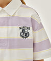 Marithé François Girbaud Kids Multi Stripe Collar Tee