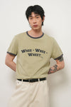 General Idea MAN WHEE Lettering Ringer Tee