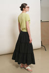 General Idea [KIPPU PICK] WOMAN AIRY ESSENTIAL HALF KNIT [GREEN]