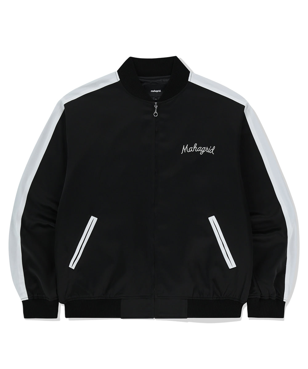 Mahagrid Rope Logo Satin Jacket