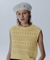 Marithé François Girbaud Women's Crochet Knit Vest