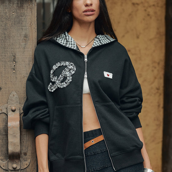 Bitter Cells B Frill Hood Zip Up