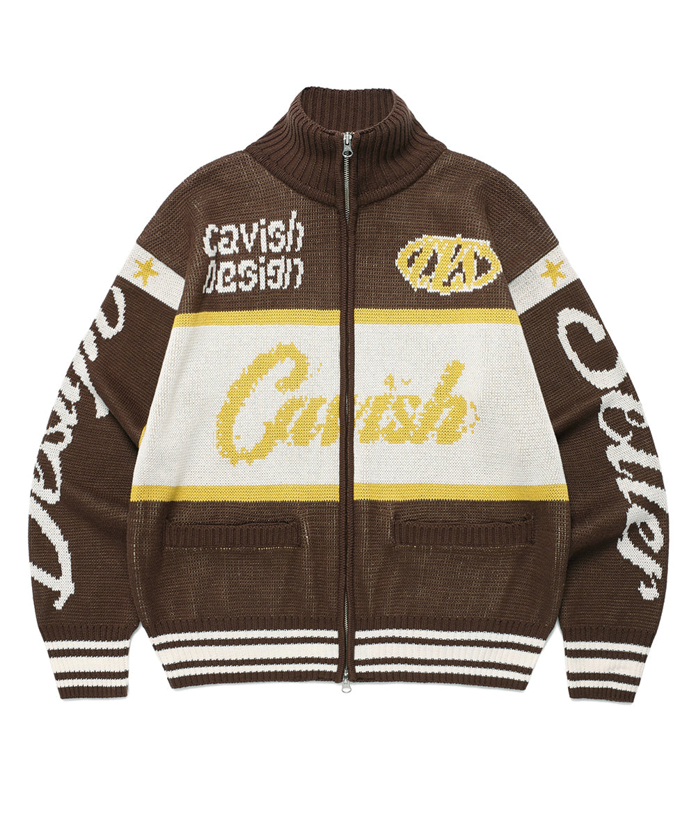 Cavish Racing Team Knit Zip Up