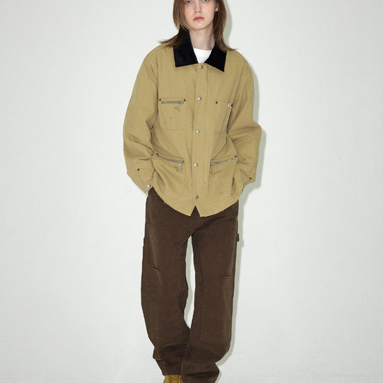 Mahagrid Double Knee Canvas Pant