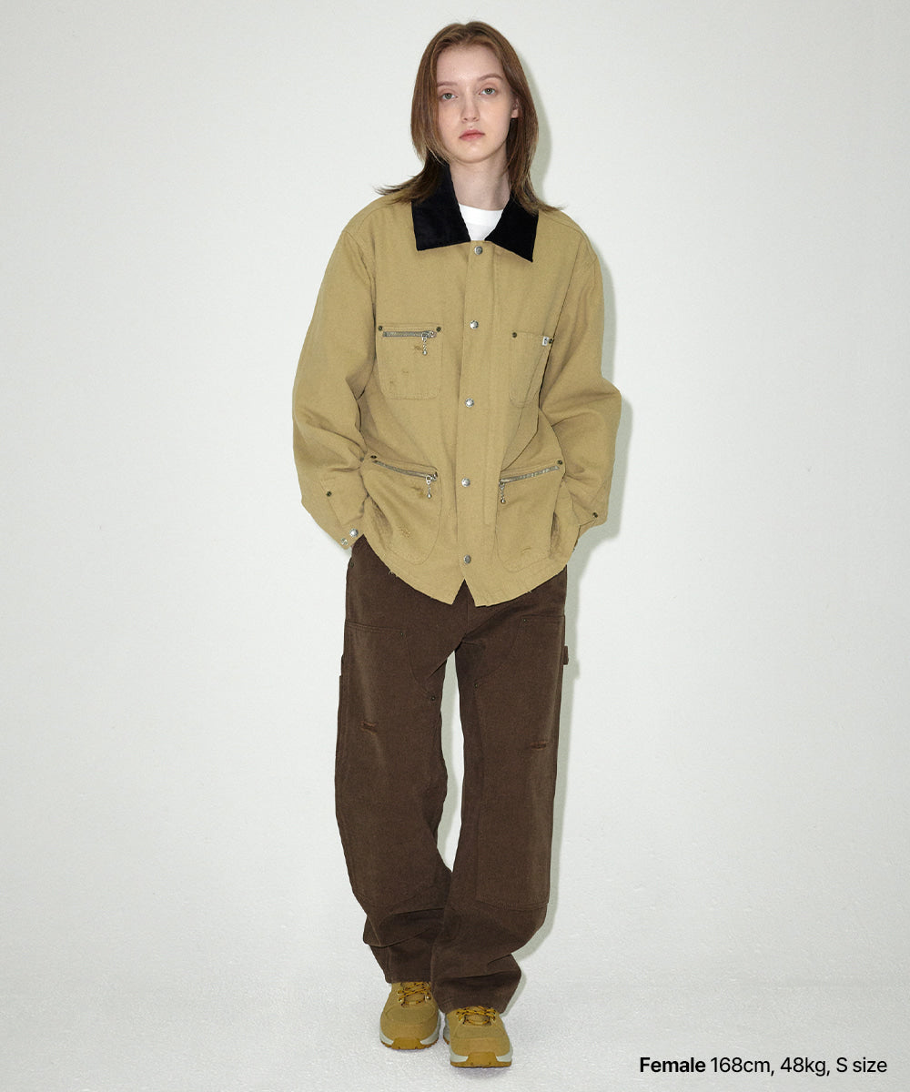 Mahagrid Double Knee Canvas Pant