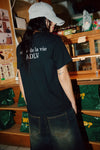 ADLV Woman Headphone AC Bear Short Sleeve T-Shirt