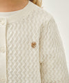 Marithé François Girbaud Kids Pointelle Knit Cardigan