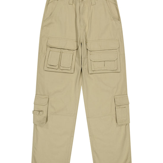 Mahagrid Utility Pants [Beige]