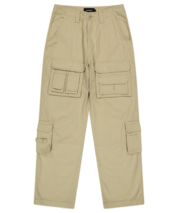 Mahagrid Utility Pants [Beige]