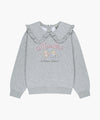 Marithé François Girbaud Kids W Frill Collar Sweatshirt Heather Gray
