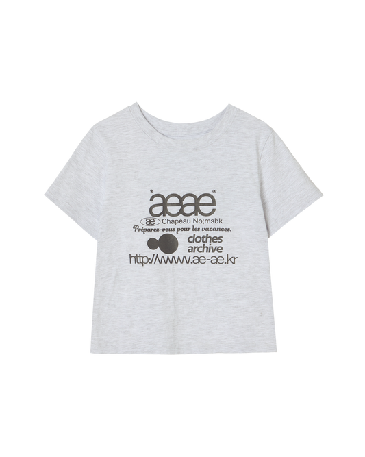 AEAE Web Logo Crop T-Shirt
