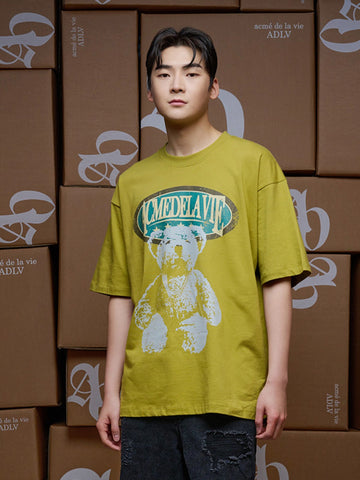 ADLV Vintage Overlap Bear Short Sleeve T-Shirt