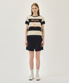 Marithé François Girbaud W MARINE GRAPHIC STRIPE TEE