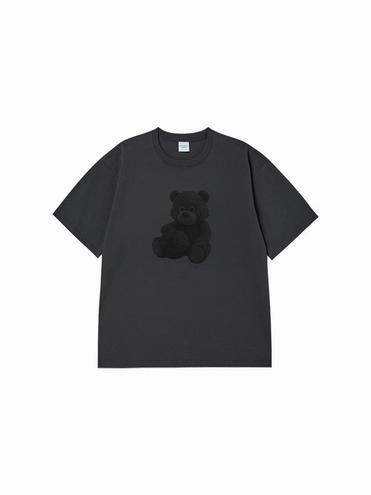 ADLV Basketball Sitting AC Bear Short Sleeve T-Shirt