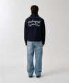 Mahagrid Washed Drizzler Blouson Jacket