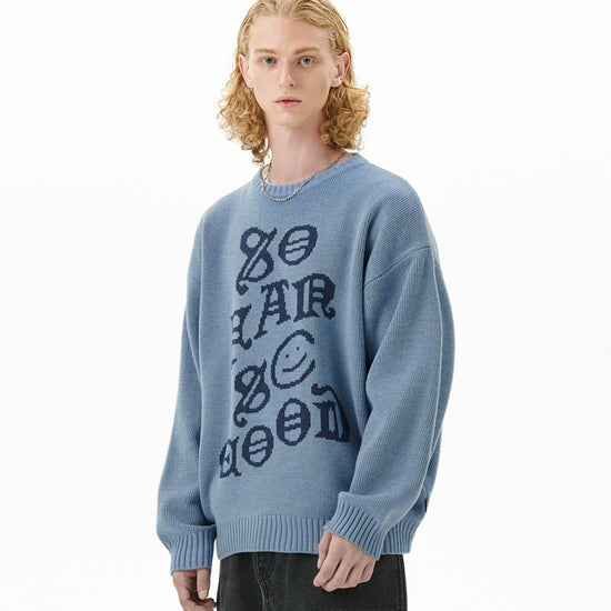 Mahagrid So Far So Good Knit Sweater