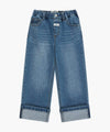 Marithé François Girbaud Kids Roll Up Denim Pants