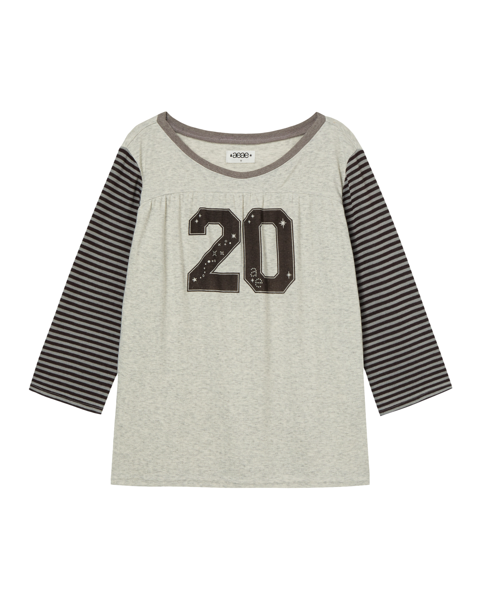 AEAE Stripe Combi Tee